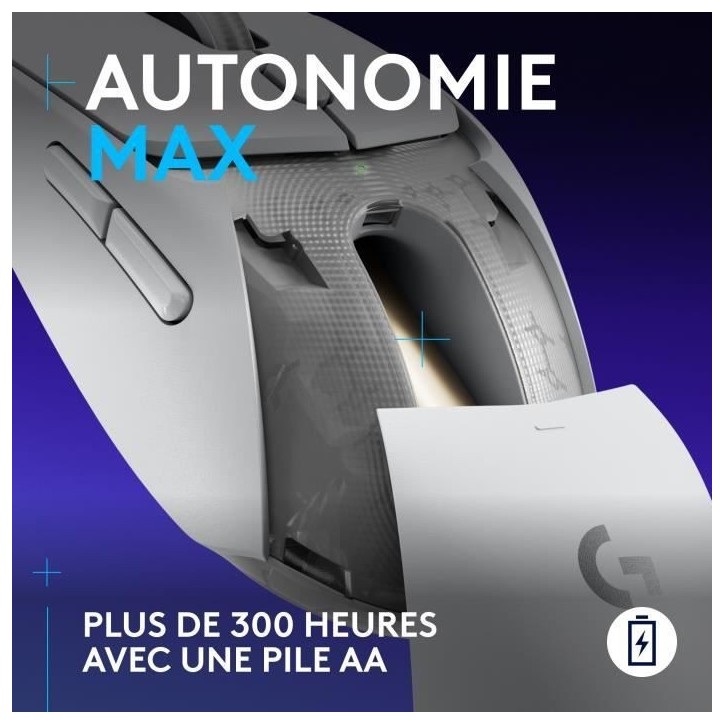 Souris gamer - Sans fil - Logitech G - G309 - Blanc Souris gamer - Sans fil - Logitech G - G309 - Blanc