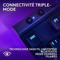 Clavier gamer - Sans fil - Logitech G - G515 TKL Lightspeed - AZERTY -