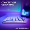 Clavier gamer - Sans fil - Logitech G - G515 TKL Lightspeed - AZERTY -