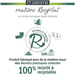DEROMA Jardiniere Muret Save R - 79x35 x H35 cm - 75L - Gris foncé