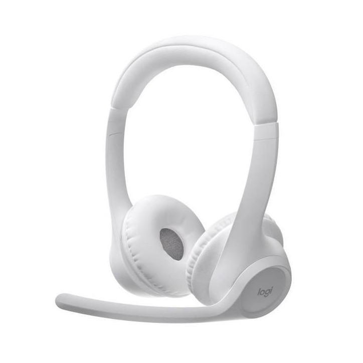 Casque - Sans fil - Logitech - Zone 300 - Bluetooth - Anti-parasite - Blanc