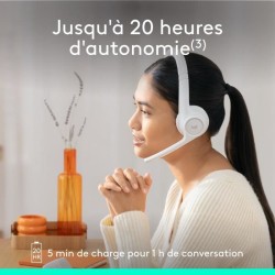 Casque - Sans fil - Logitech - Zone 300 - Bluetooth - Anti-parasite -