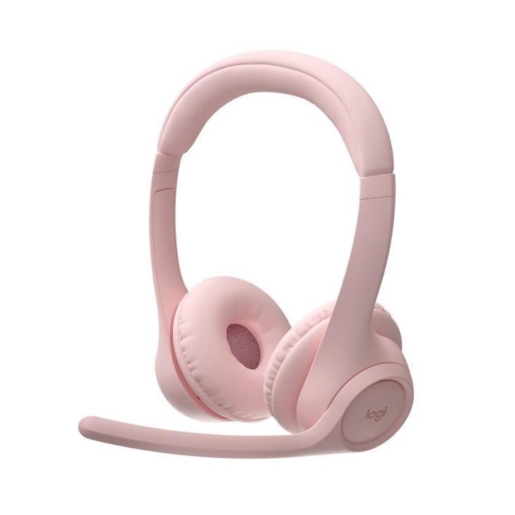 Casque - Sans fil - Logitech - Zone 300 - Bluetooth - Anti-parasite - Rose Casque - Sans fil - Logitech - Zone 300 - Bluetooth - Anti-parasite - Rose
