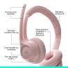 Casque - Sans fil - Logitech - Zone 300 - Bluetooth - Anti-parasite -