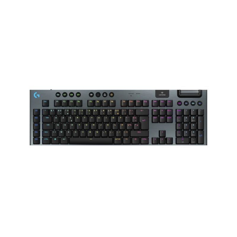 Clavier gamer - Sans fil - Logitech G - G915 X - AZERTY - Switch click