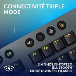 Clavier gamer - Sans fil - Logitech G - G915 X - AZERTY - Switch click