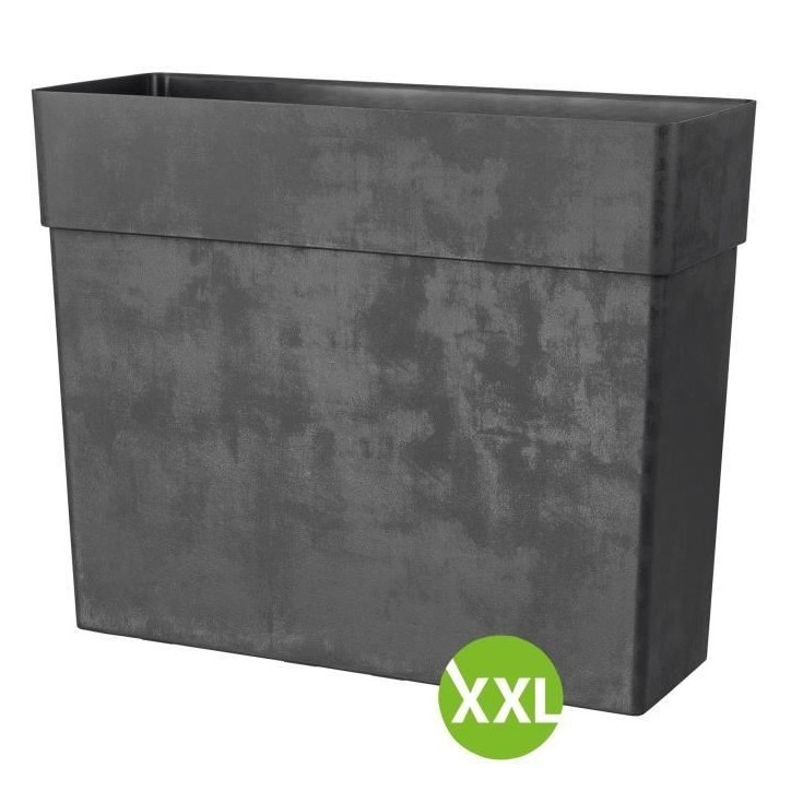 DEROMA Muret haut LIKE R - 78x29,5 cm H65 cm - Anthracite DEROMA Muret haut LIKE R - 78x29,5 cm H65 cm - Anthracite