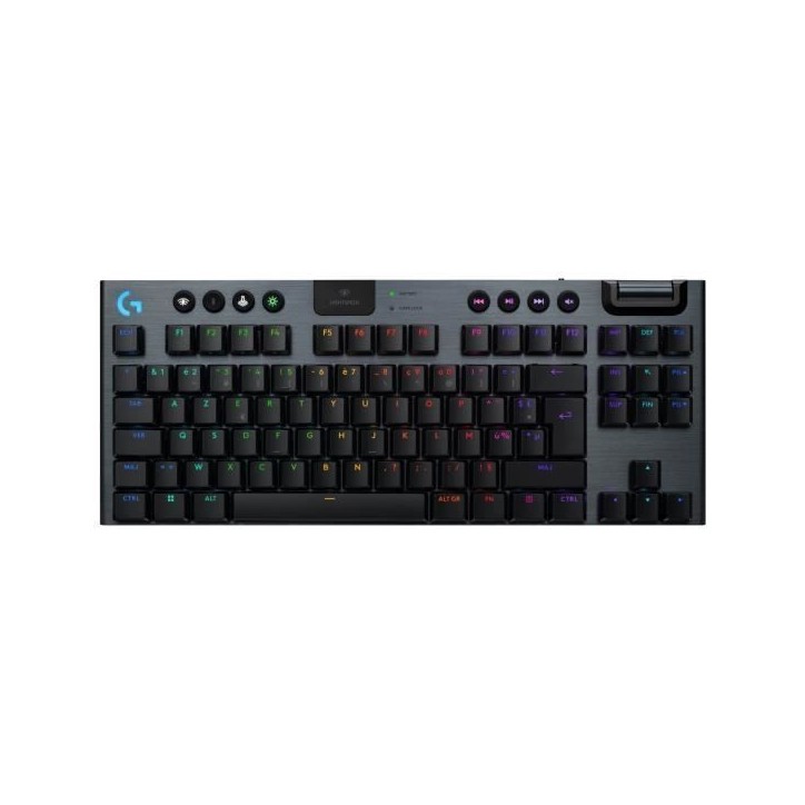 Clavier gamer - Sans fil - Logitech G - G915 TKL X - AZERTY - Switch linear - Noir Clavier gamer - Sans fil - Logitech G - G915 TKL X - AZERTY - Switch linear - Noir
