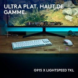 Clavier gamer - Sans fil - Logitech G - G915 TKL X - AZERTY - Switch t