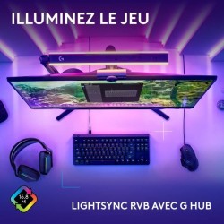 Clavier gamer - Filaire - Logitech G - G515 TKL - AZERTY - Mécanique