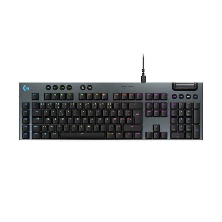 Clavier gamer - Filaire - Logitech G - G915 X - AZERTY - Switch tactile - Noir Clavier gamer - Filaire - Logitech G - G915 X - AZERTY - Switch tactile - Noir