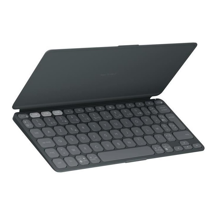 Etui clavier - Logitech - Keys to go 2- AZERTY - Universel - Graphite Etui clavier - Logitech - Keys to go 2- AZERTY - Universel - Graphite