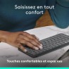 Etui clavier - Logitech - Keys to go 2- AZERTY - Universel - Graphite
