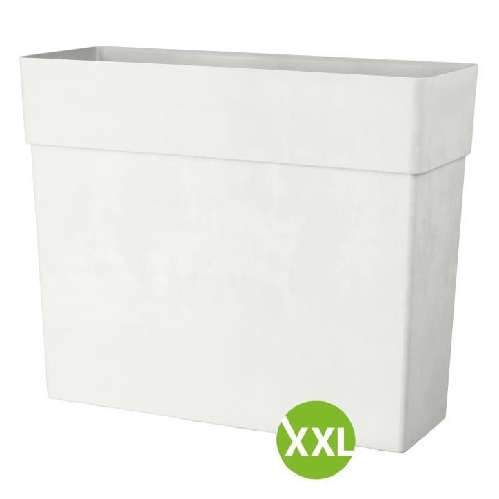 DEROMA Muret haut LIKE R - 78x29,5 cm H65 cm - Blanc DEROMA Muret haut LIKE R - 78x29,5 cm H65 cm - Blanc