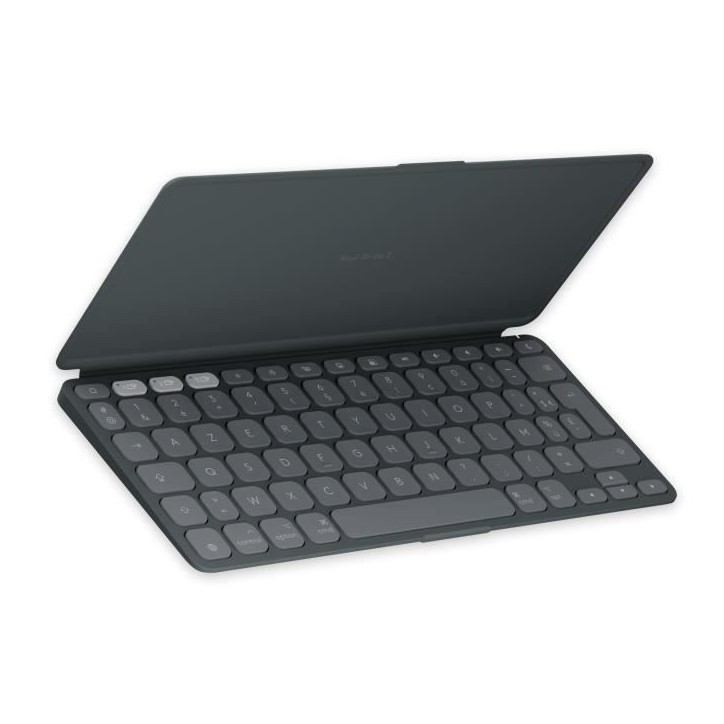 Etui clavier - Logitech - Keys to go 2 - AZERTY - Pour Ipad - Graphite