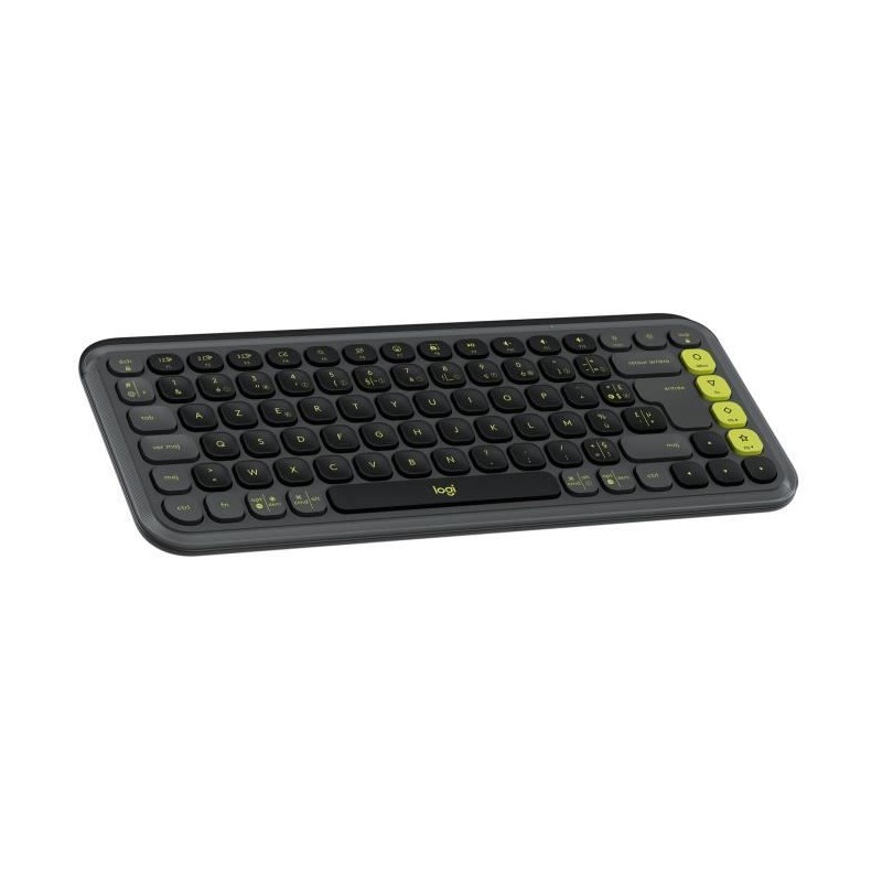 Clavier - Sans fil - Logitech - Pop Icon Keys - AZERTY - Graphite Clavier - Sans fil - Logitech - Pop Icon Keys - AZERTY - Graphite