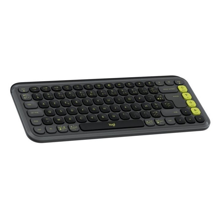 Clavier - Sans fil - Logitech - Pop Icon Keys - AZERTY - Graphite