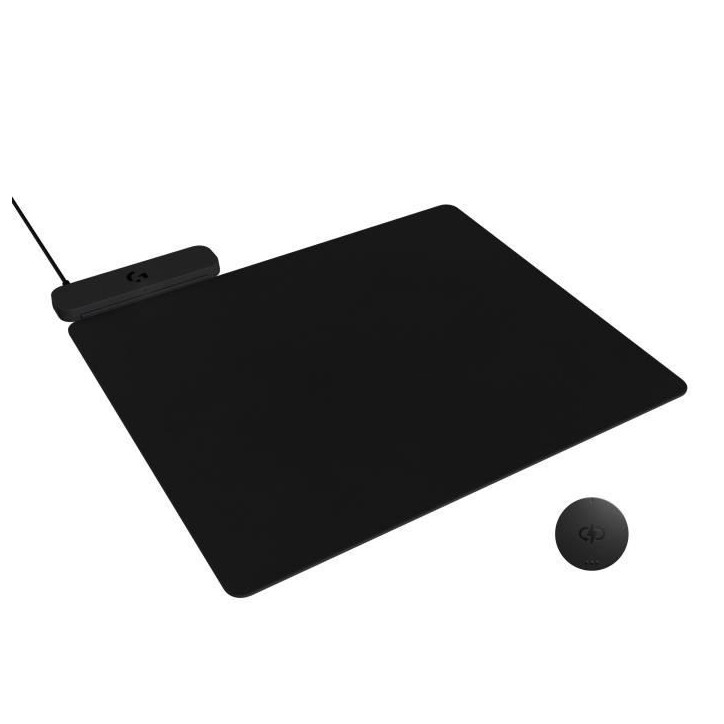 Tapis de souris gamer - Logitech G - Powerplay 2 - Systeme de charge sans fil - Noir Tapis de souris gamer - Logitech G - Powerplay 2 - Systeme de charge sans fil - Noir
