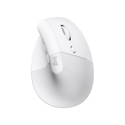 Souris - Sans Fil - Logitech - Lift Ergonomique Verticale - Blanc - Dr
