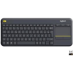 Clavier TV - Sans fil - Logitech - K400 Plus - AZERTY - Pavé tactile