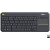 Clavier TV - Sans fil - Logitech - K400 Plus - AZERTY - Pavé tactile