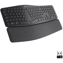 Clavier - Sans fil - Logitech - ERGO K860 - AZERTY - Ergonomique avec