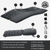 Clavier - Sans fil - Logitech - ERGO K860 - AZERTY - Ergonomique avec