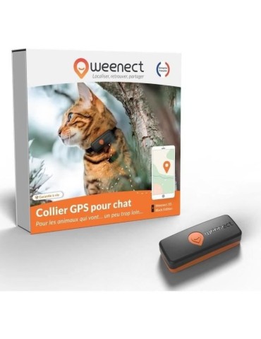 Traceur GPS pour Chat - Weenect XS (Black Edition 2023)