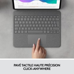 Etui clavier - Logitech - Combo Touch - AZERTY - Pour iPad Pro 12.9 ne