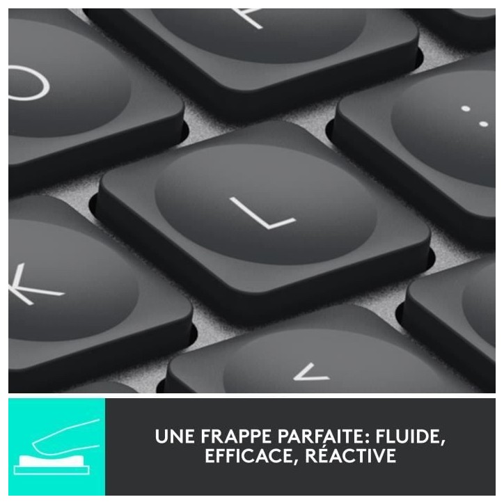 Clavier - Sans Fil - Logitech - MX Keys Mini - AZERTY - Rétroéclairé - Noir Clavier - Sans Fil - Logitech - MX Keys Mini - AZERTY - Rétroéclairé - Noir