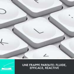 Clavier - Sans Fil - Logitech - MX Keys Mini - AZERTY - Rétroéclair