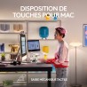Clavier - Sans fil - Logitech - MX Mechanical Mini -AZERTY - Rétroéc