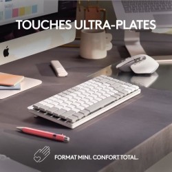 Clavier - Sans fil - Logitech - MX Mechanical Mini -AZERTY - Rétroéc