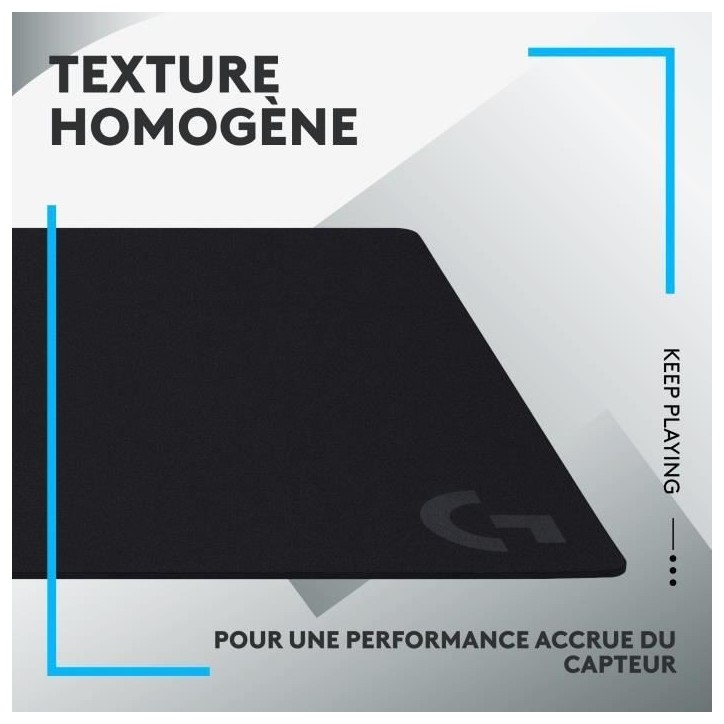Tapis de souris gamer - Logitech G - G840 - Noir Tapis de souris gamer - Logitech G - G840 - Noir