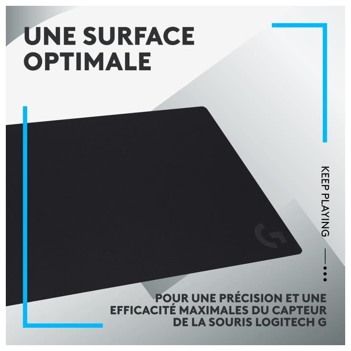 Tapis de souris gamer - Logitech G - G840 - Noir Tapis de souris gamer - Logitech G - G840 - Noir