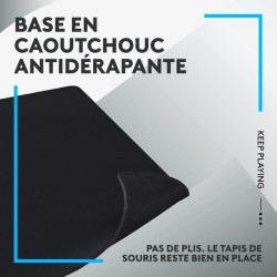 Tapis de souris gamer - Logitech G - G840 - Noir