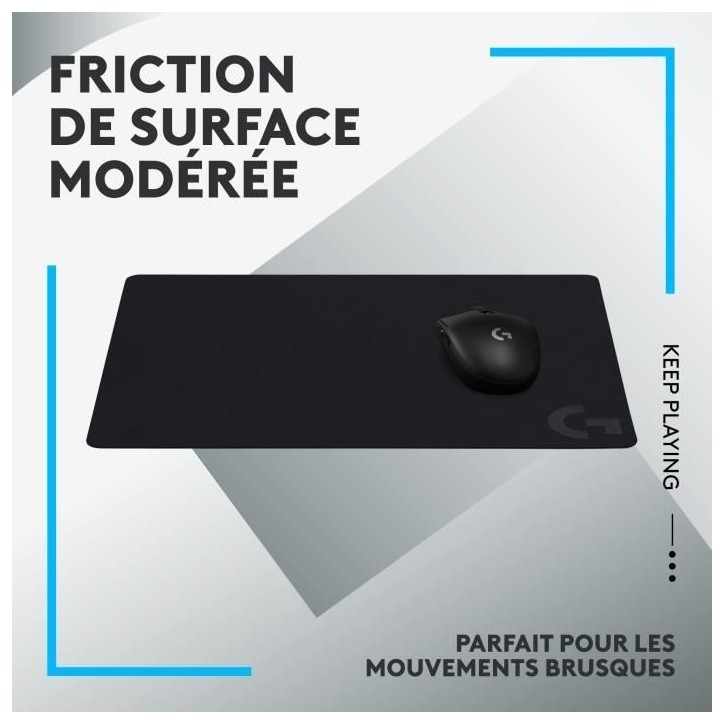 Tapis de souris gamer - Logitech G - G240 - Noir Tapis de souris gamer - Logitech G - G240 - Noir