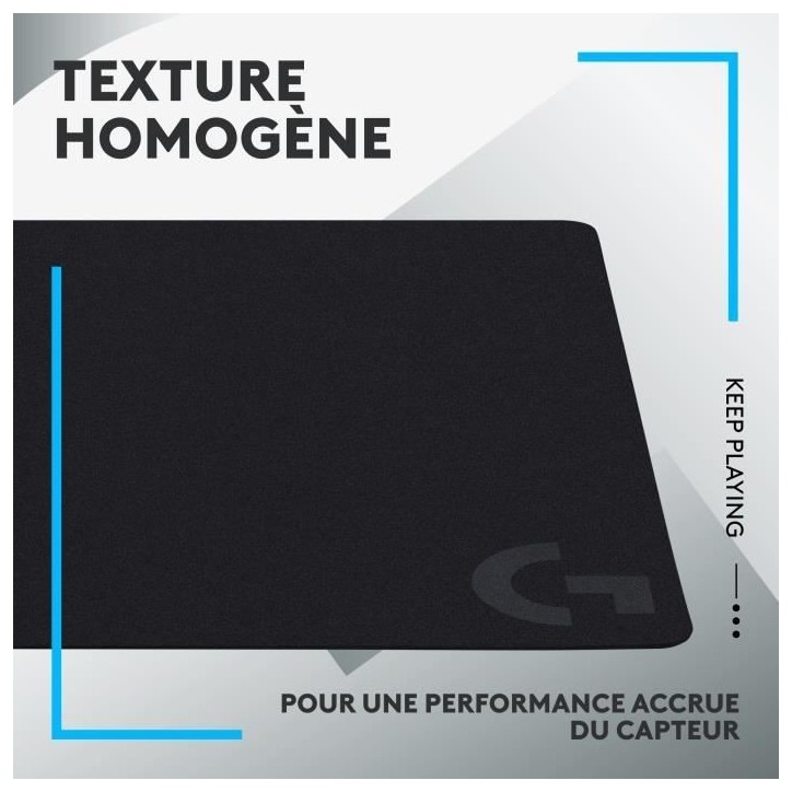 Tapis de souris gamer - Logitech G - G240 - Noir Tapis de souris gamer - Logitech G - G240 - Noir