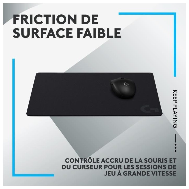 Tapis de souris gamer - Logitech G- G440 - Noir Tapis de souris gamer - Logitech G- G440 - Noir