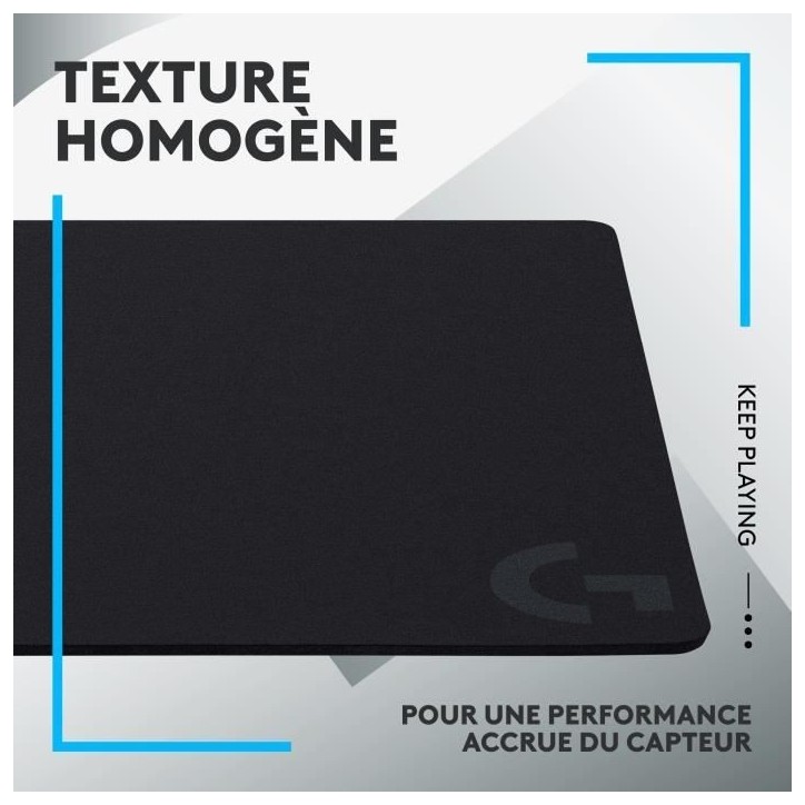 Tapis de souris gamer - Logitech G- G440 - Noir Tapis de souris gamer - Logitech G- G440 - Noir