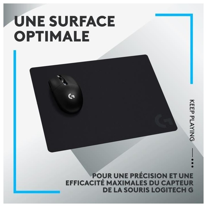 Tapis de souris gamer - Logitech G- G440 - Noir Tapis de souris gamer - Logitech G- G440 - Noir