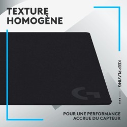 Tapis de souris gamer - Logitech G- G640 - Noir
