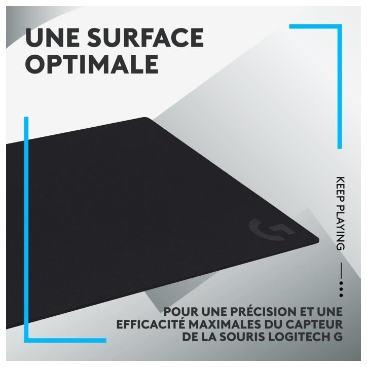 Tapis de souris gamer - Logitech G- G640 - Noir Tapis de souris gamer - Logitech G- G640 - Noir