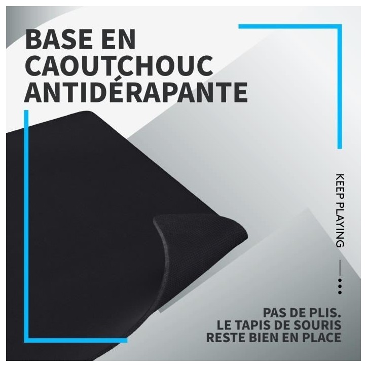 Tapis de souris gamer - Logitech G- G640 - Noir Tapis de souris gamer - Logitech G- G640 - Noir