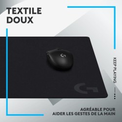 Tapis de souris gamer - Logitech G- G640 - Noir
