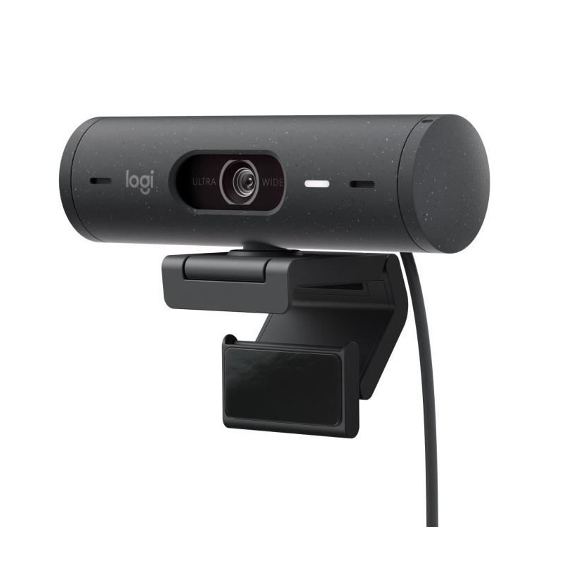 Webcam - Full HD 1080p - Logitech - Brio 500 - Microphone intégré -