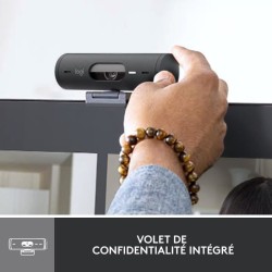 Webcam - Full HD 1080p - Logitech - Brio 500 - Microphone intégré -