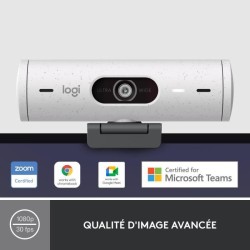 Webcam - Full HD 1080p - Logitech - Brio 500 - Microphone intégré -