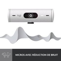 Webcam - Full HD 1080p - Logitech - Brio 500 - Microphone intégré -