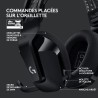 Casque gamer - Sans fil - Logitech G - G733 Lightspeed - PS5, PS4, PC,